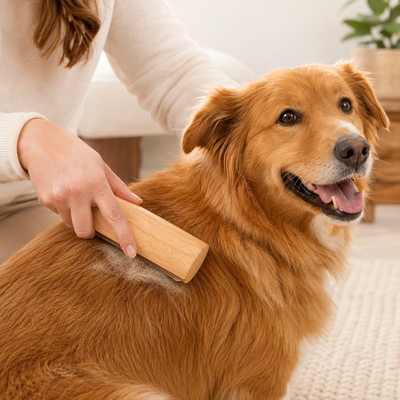Wooden Pet Hair Removal Comb for Cats and Dogs