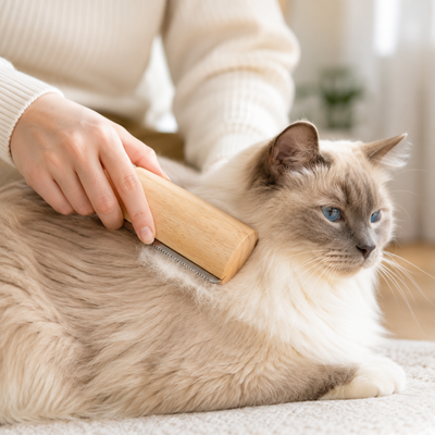 Wooden Pet Hair Removal Comb for Cats and Dogs