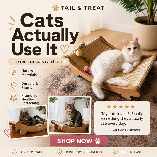 Finally — A Scratcher Your Cat Chooses Over Your Couch